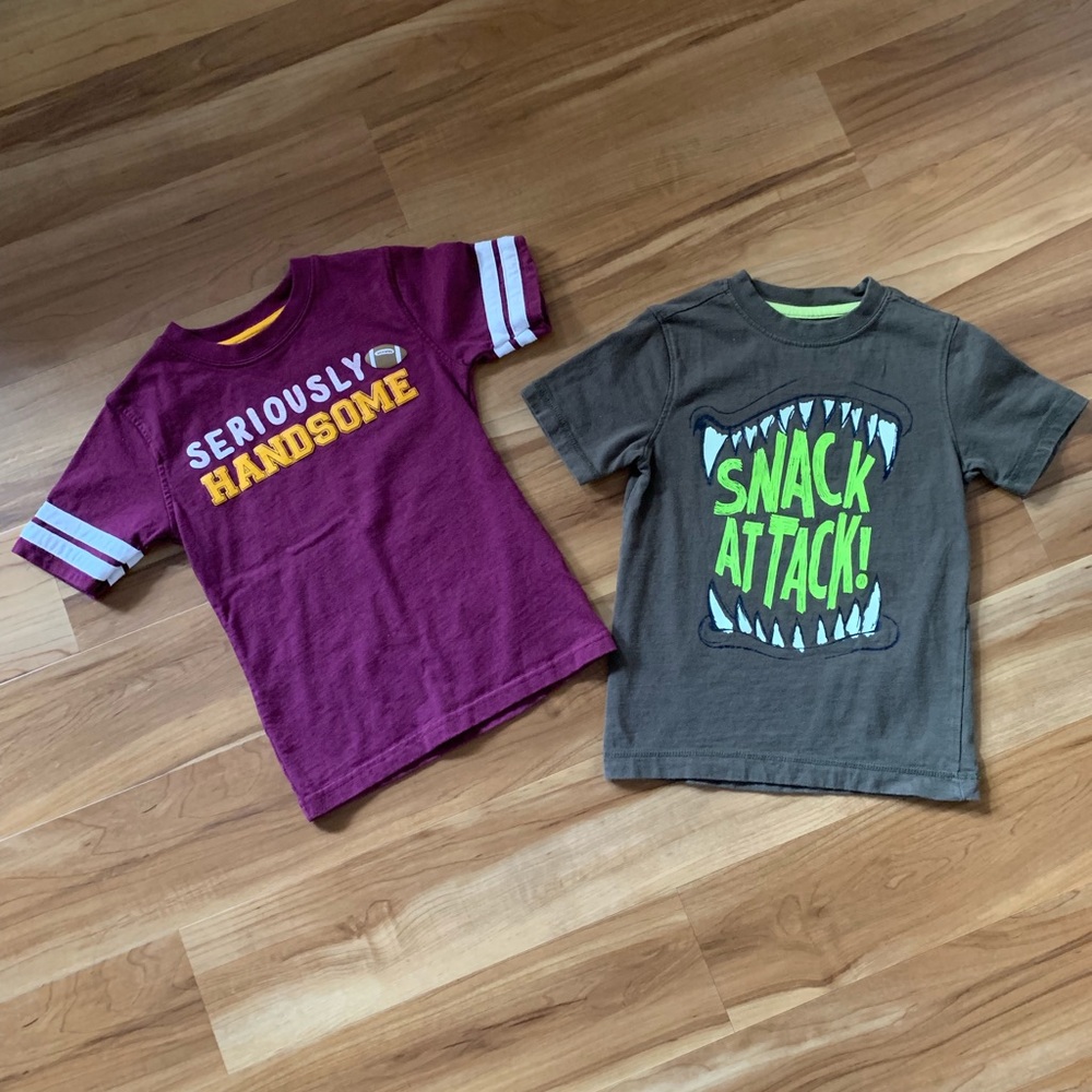2 Gymboree tees for boys